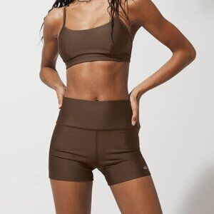 ALO High-Waist Airlift Short & Bra Set - XS